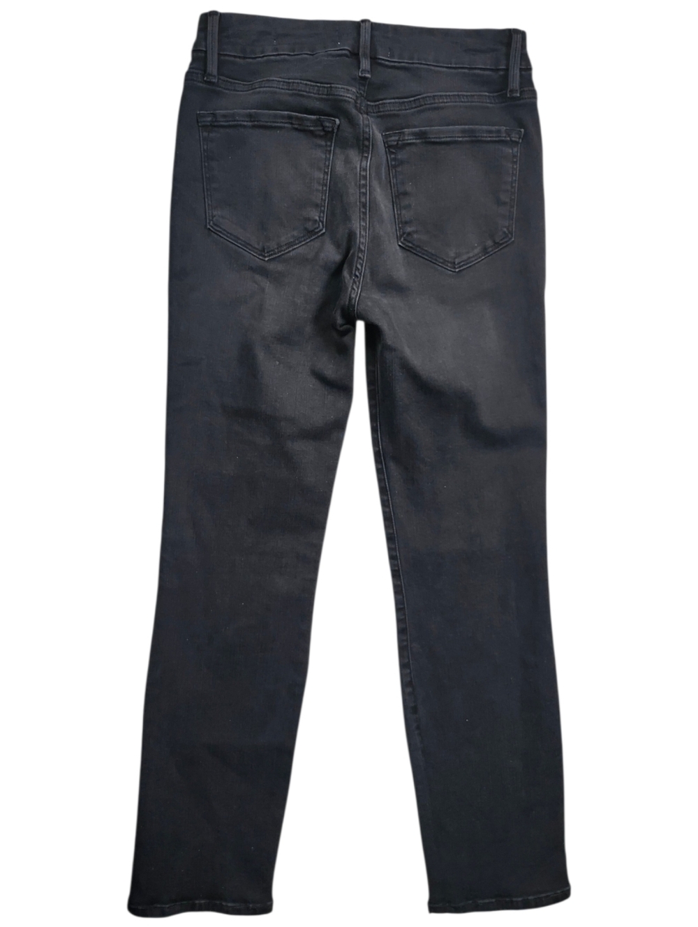 FRAME Le Crop Mini Boot Jeans In Black Wash - Picture 6 of 8